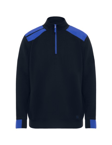Sudadera media cremallera en colores combinados 280g/m²   - MAVERICK ROLY