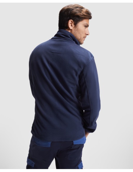 Microfleece jacket in mixed colors - TERRANO ROLY