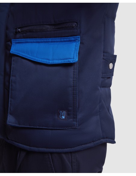 Multi-pocket padded work vest - ARMADA ROLY