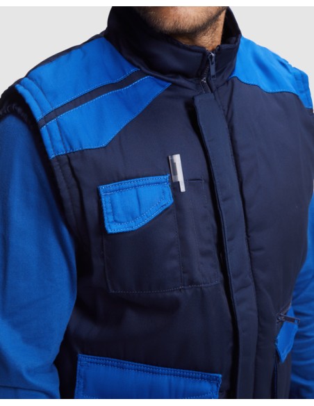 Multi-pocket padded work vest - ARMADA ROLY