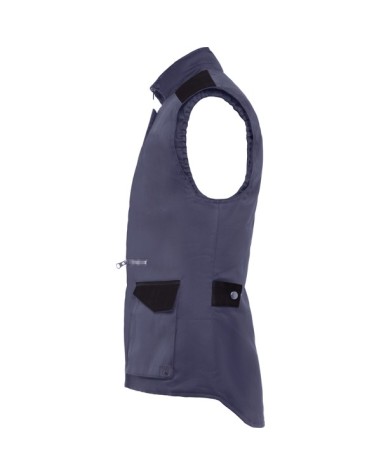 Multi-pocket padded work vest -...