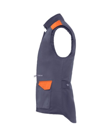 Multi-pocket padded work vest -...