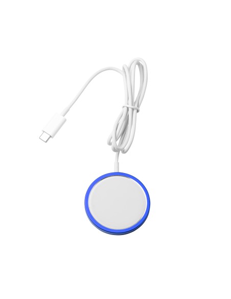 Cargador Inalámbrico magnetico de aluminio reciclado Personalizable - WUDY
