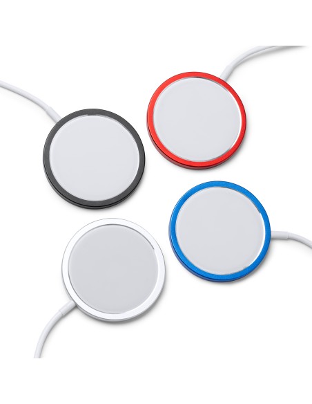 Customizable Recycled Aluminum Magnetic Wireless Charger - WUDY