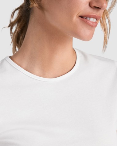 T-shirt ajusté femme 95% coton / 5%... T-shirt ajusté femme 95% coton / 5%...