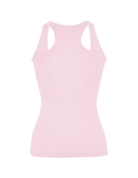 Women's fitted tank top made of 100% cotton, ribbed, 220 g/m² - Carolina Roly
