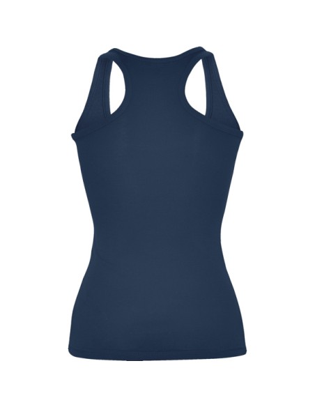 Camiseta de tirantes entallada mujer 100% algodón canalé 220g/m²  - CAROLINA ROLY