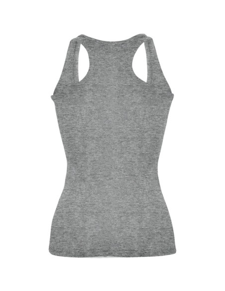 Women's fitted tank top made of 100% cotton, ribbed, 220 g/m² - Carolina Roly