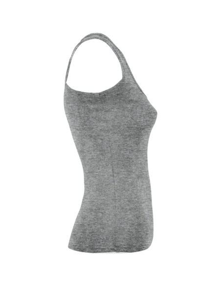 Women's fitted tank top made of 100% cotton, ribbed, 220 g/m² - Carolina Roly