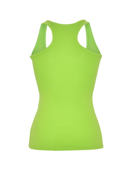 Women's fitted tank top made of 100% cotton, ribbed, 220 g/m² - Carolina Roly