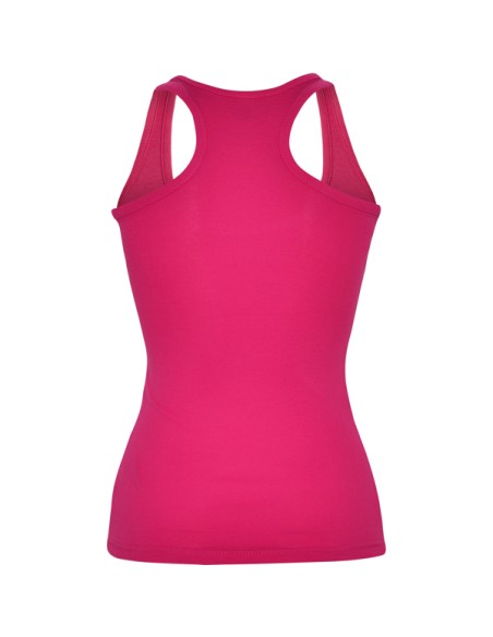 Camiseta de tirantes entallada mujer 100% algodón canalé 220g/m²  - CAROLINA ROLY