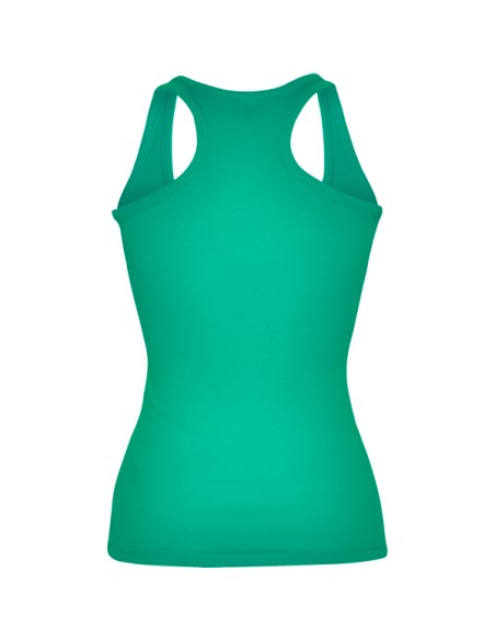 Women's fitted tank top made of 100% cotton, ribbed, 220 g/m² - Carolina Roly