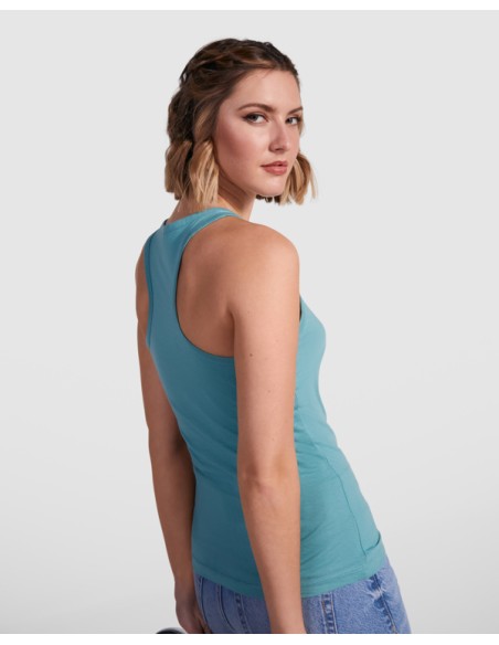 Débardeur ajusté pour femme, 100 % coton, 160 g/m². Tailles adulte et junior – BRENDA ROLY