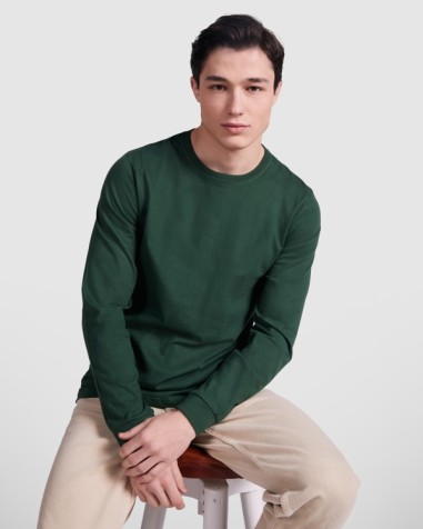 Long-sleeved T-shirt with cuffs, 100%... Long-sleeved T-shirt with cuffs, 100%...