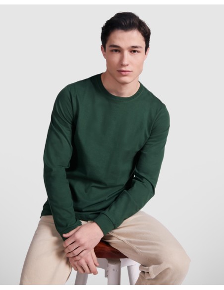 T-shirt manches longues avec revers, 100 % coton, 165 g/m² - POINTER ROLY