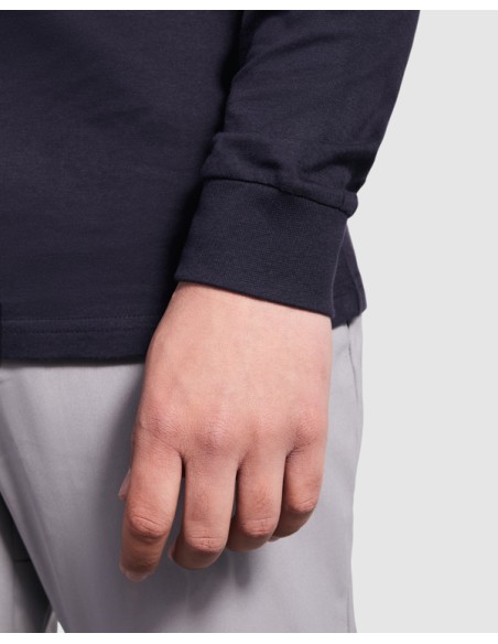 Samarreta MÀNIGA LLARGA I BUTXACA 100% cotó 165g/m² - SHIBA ROLY