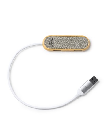 Port USB personnalisable en bambou et... Port USB personnalisable en bambou et...