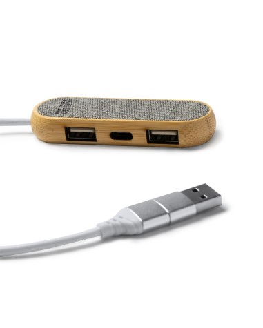 Port USB de Bambú i teixit RPET...