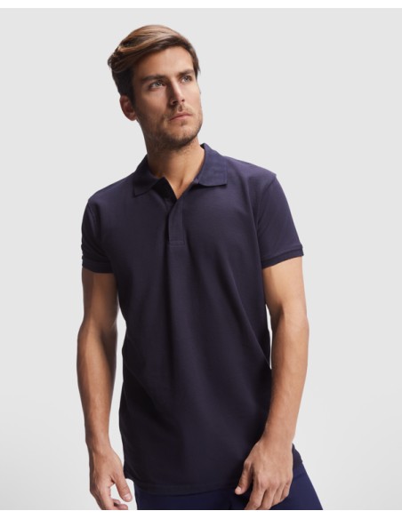 Polo en coton avec col à fermeture velcro, 200 g/m² - ROVER ROLY