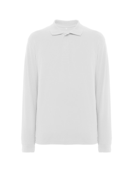 Polo manches longues en coton avec col à fermeture velcro, 200 g/m² - ROVER L/S ROLY