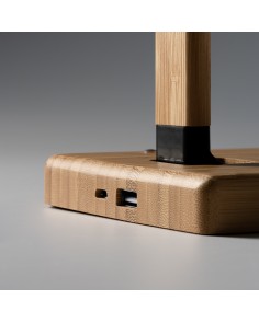 Lampe pliante en bambou à... 2