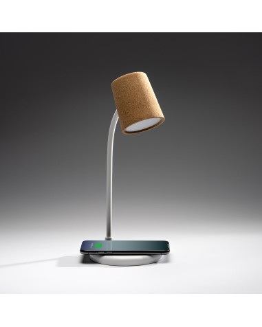 Cork and ABS lamp with speaker... Cork and ABS lamp with speaker...