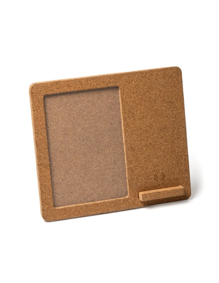 Wireless Charger with Cork Photo Frame - KEVEX