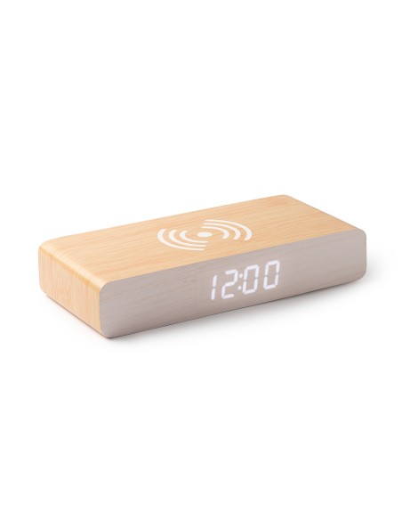 Cargador Inalámbrico de sobremesa con funcion de Reloj - ICARUS