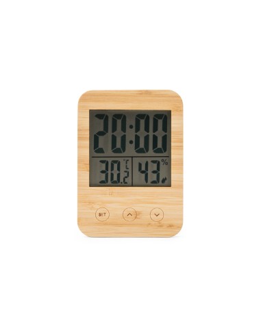 Weather station with bamboo front... Weather station with bamboo front...