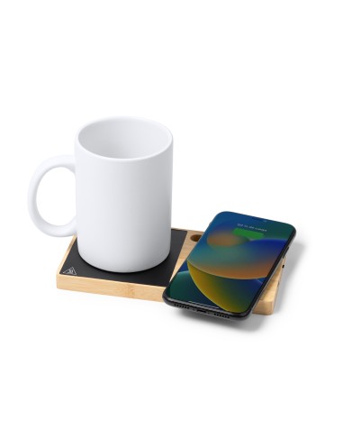 Escalfador de Tasses de Bambú amb... Escalfador de Tasses de Bambú amb...