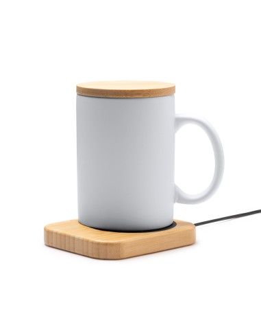 Customizable Bamboo Mug Warmer - NEON Customizable Bamboo Mug Warmer - NEON