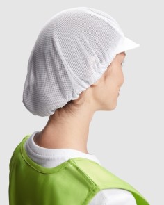Cofia con rejilla y visera...