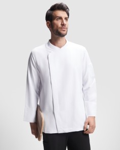 Chef's jacket customizable with your logo. Promoregals hospitality uniforms