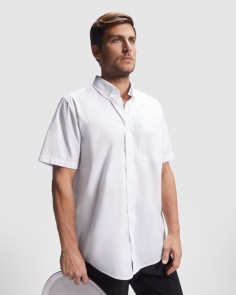camisa màniga curta de popelín personalitzable per a uniformes laborals AIFOS 2