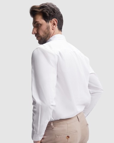 Camisa de màniga llarga d'home personalitzable per a uniformes laborals AIFOS l/S