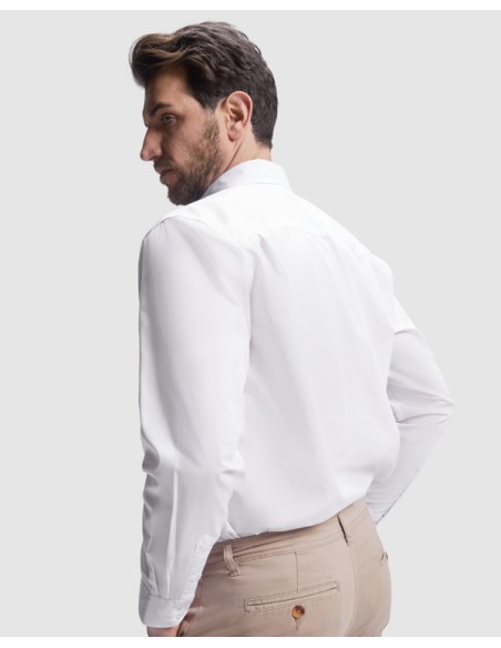 Chemise à manches longues personnalisable pour hommes pour uniformes de travail AIFOS L/S