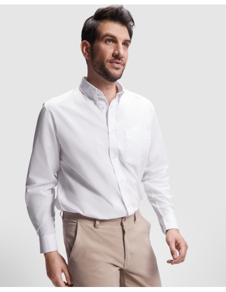 Chemise à manches longues personnalisable avec le logo de votre entreprise AIFOS L/S