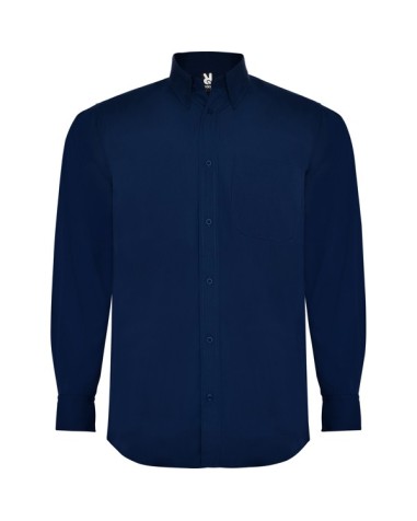 camisa de màniga llarga de color blau marí per personalitzar amb el teu logotip empresa