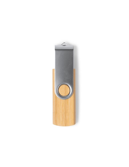 Clé USB GATLIN OTG 3.0 - 32 Go - Clip métallique et étui en bambou