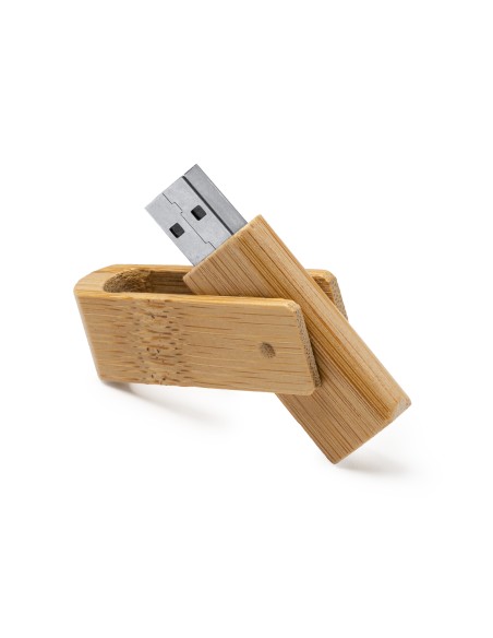 Clé USB 16 Go - Étui en bambou personnalisable - PERCY