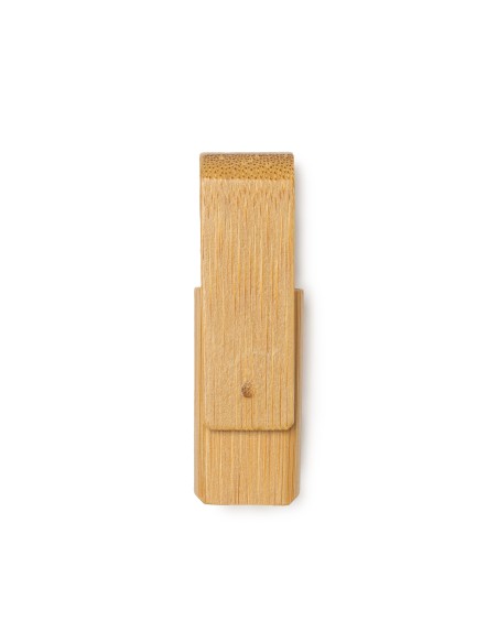 USB Flash Drive - 16GB - Customizable Bamboo Case - PERCY