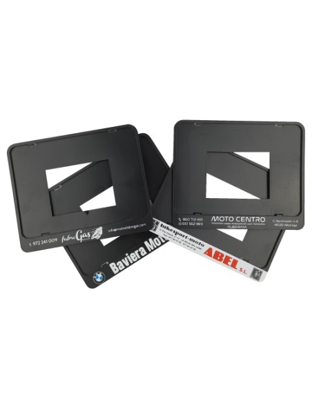 SUPPORT DE PLAQUE D'IMMATRICULATION DE MOTO PERSONNALISÉ