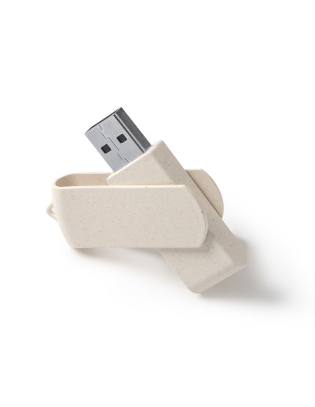 Memòria USB - 16GB - carcassa i clip de Fibra de Blat - KINOX
