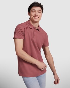 Short-sleeved polo shirt...