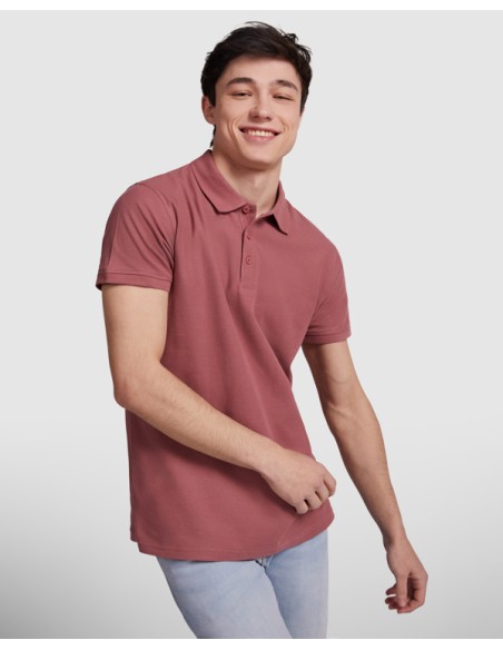Short-sleeved polo shirt 100% cotton piqué 200g/m² ADULT/JUNIOR - STAR ROLY