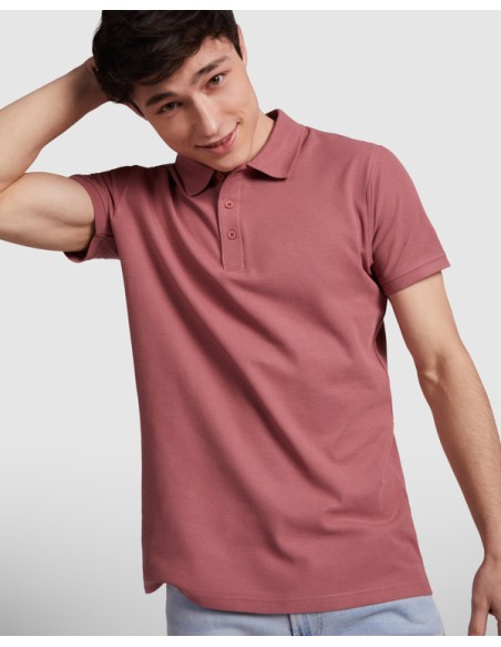 Short-sleeved polo shirt 100% cotton piqué 200g/m² ADULT/JUNIOR - STAR ROLY