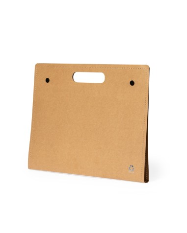 Recycled cardboard folder with... Recycled cardboard folder with...