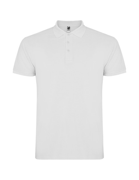 Short-sleeved polo shirt 100% cotton piqué 200g/m² ADULT/JUNIOR - STAR ROLY
