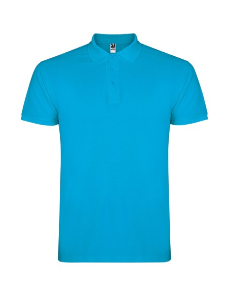 Short-sleeved polo shirt 100% cotton piqué 200g/m² ADULT/JUNIOR - STAR ROLY