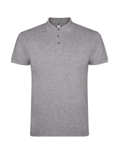 Short-sleeved polo shirt 100% cotton piqué 200g/m² ADULT/JUNIOR - STAR ROLY